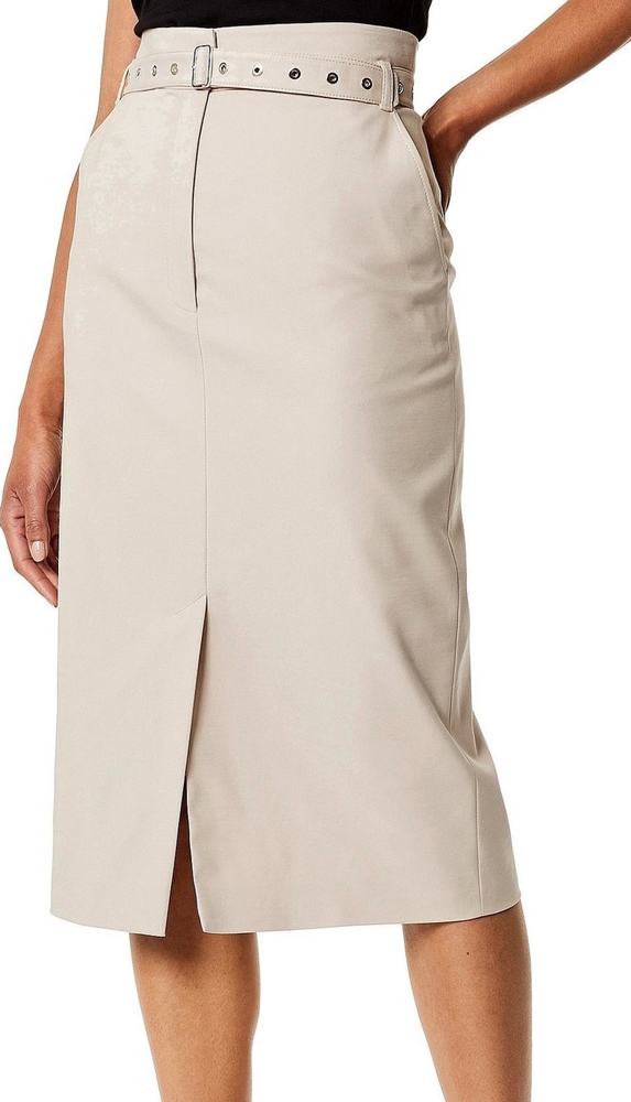 Karen Millen Tan Midi Utility Skirt with Belt